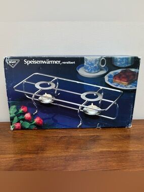 BMF West Germany Silver Plated Plate Warmer.